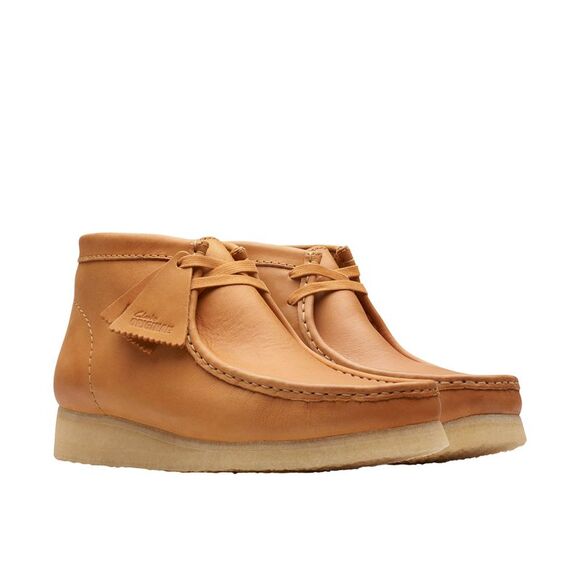 Clarks Mens Wallabee Boot Mid Brown Boots (NWT) - Picture 4 of 6